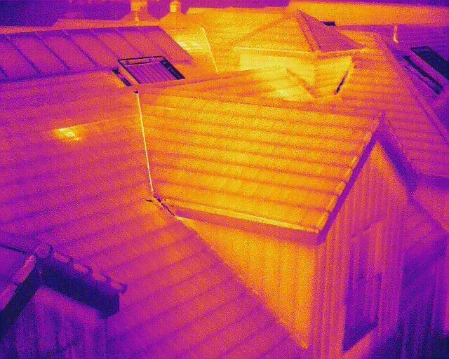 Thermal Imaging Roof Survey Image Solihull